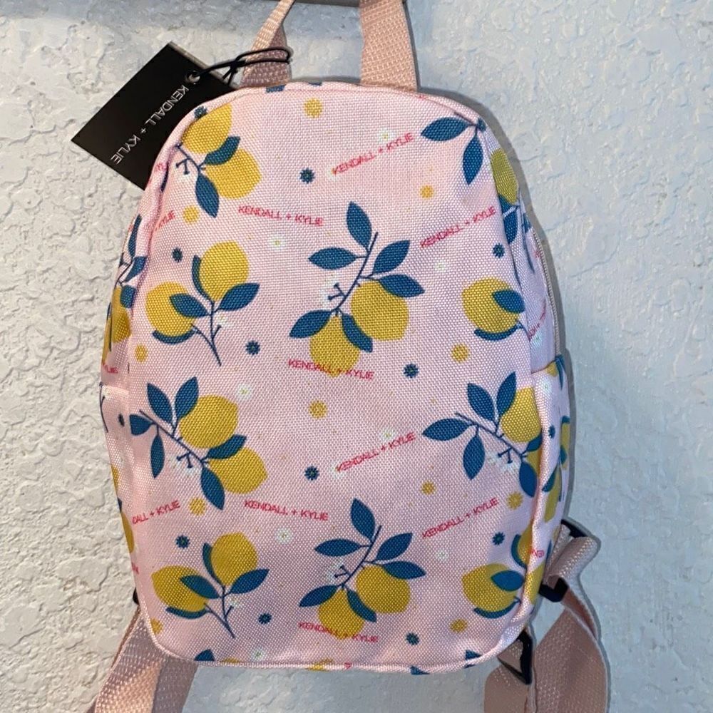 NWT Kendall & Kylie Mini Backpack Lemons ponk